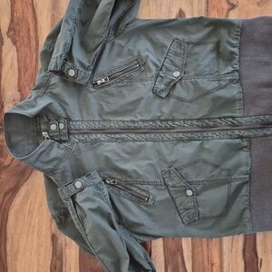 H & M -L.O.G.G Cotton Zip Up Jacket Sz 16